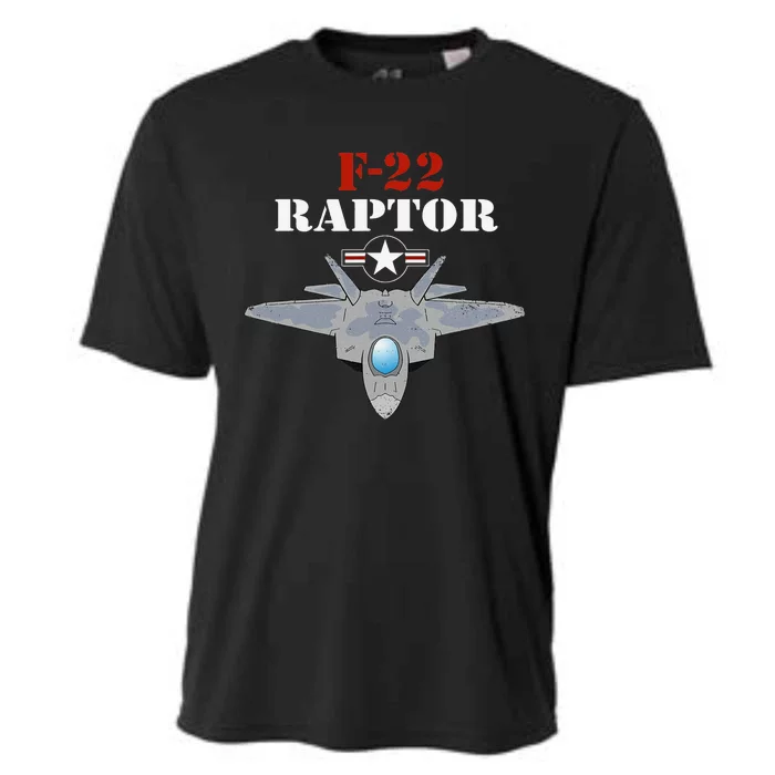 US Air Force Military Aviation F22 Raptor Proud Air Force Cooling Performance Crew T-Shirt