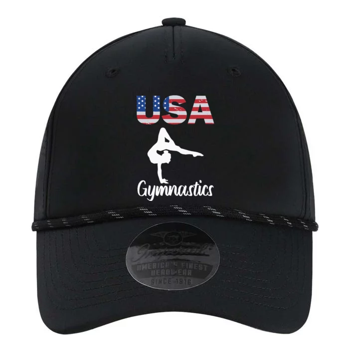 Usa American Flag Gymnastics Gymnast Performance The Dyno Cap