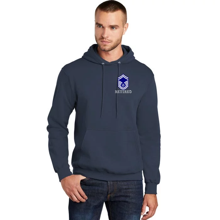 Us Air Force Retired E8 Senior Master Sergeant Tall Hoodie