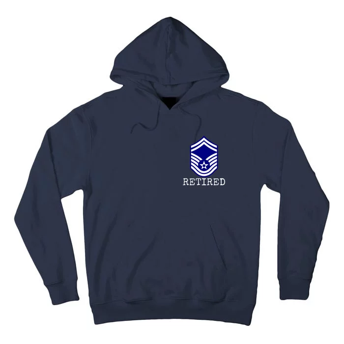 Us Air Force Retired E8 Senior Master Sergeant Tall Hoodie