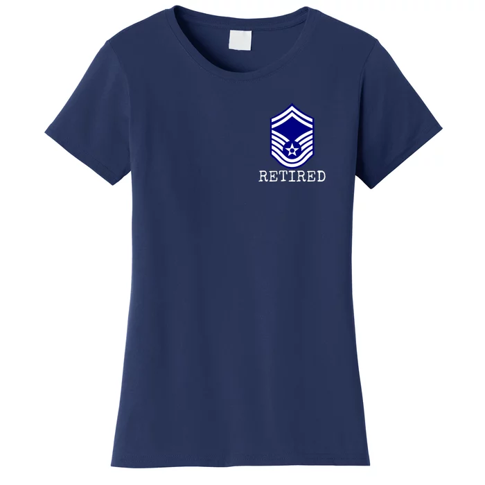 Us Air Force Retired E8 Senior Master Sergeant Women's T-Shirt