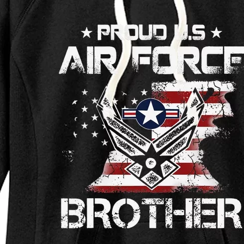 US Air Force Proud Brother Proud Air Force Brother Father Women's Fleece Hoodie