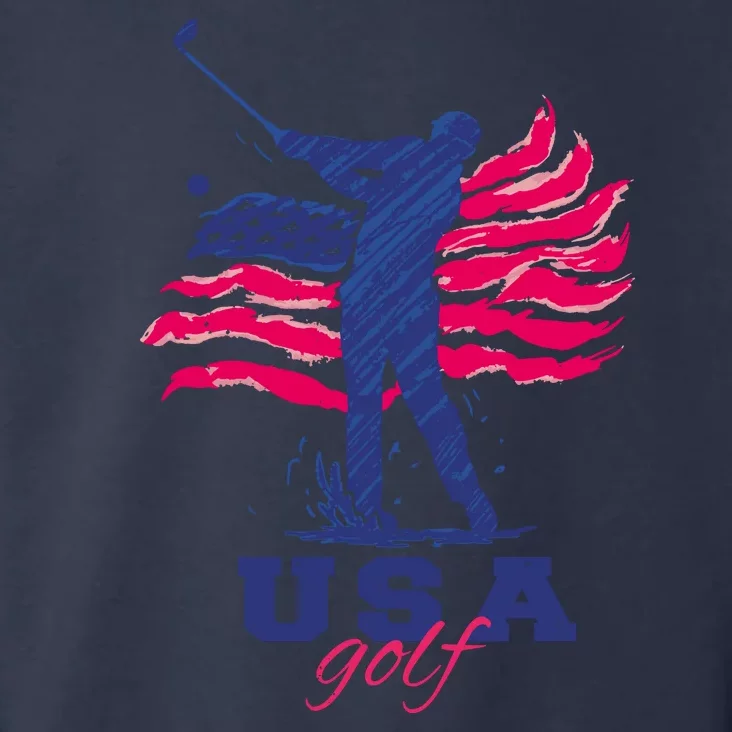 USA American Golf Player Toddler Hoodie