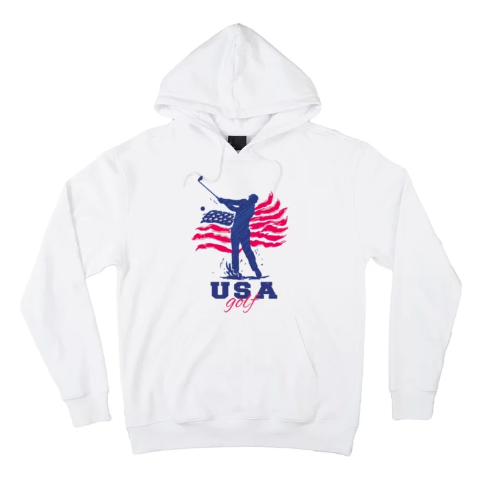 USA American Golf Player Hoodie