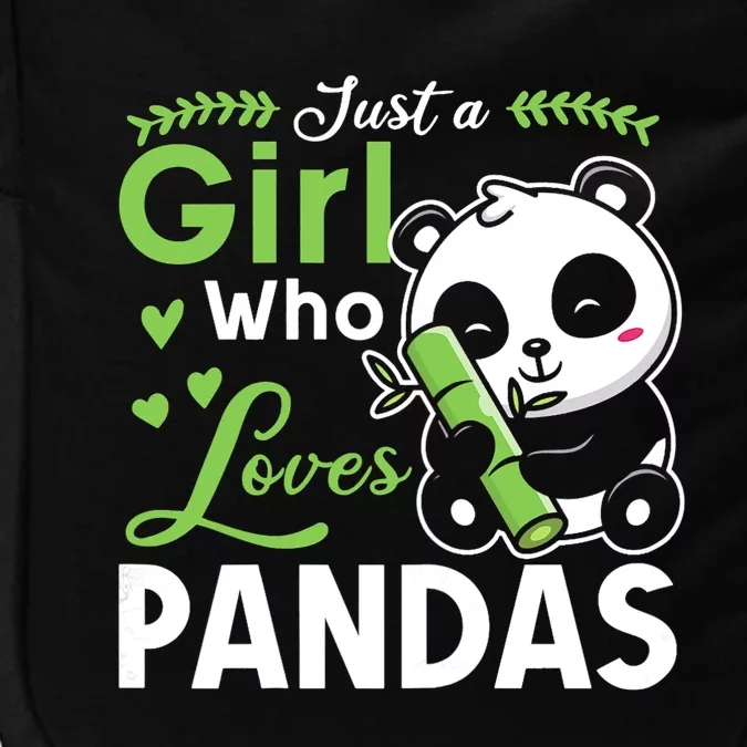 Ust A Girl Who Loves Pandas Cute Panda Impact Tech Backpack