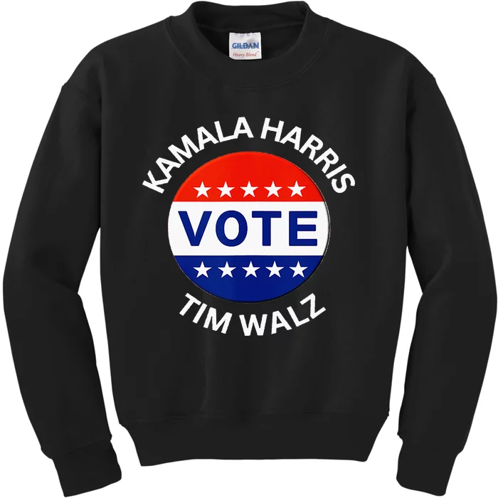 Unity And Hope Democracy Ticket Harris Walz Election 2024 Kids Sweatshirt