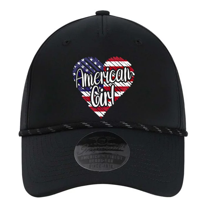 Usa American Heart Flag United States Gift Performance The Dyno Cap