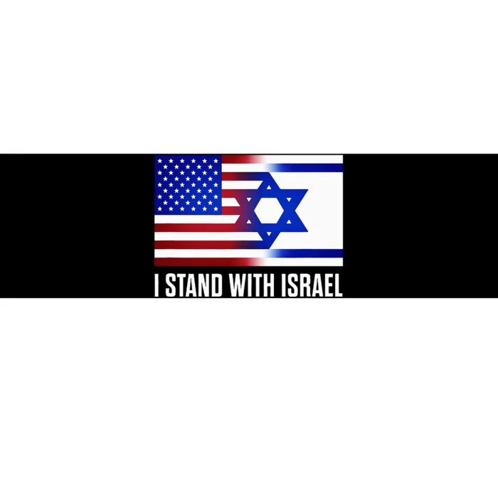 USA and Israel Flag Show Your Support Bumper Sticker