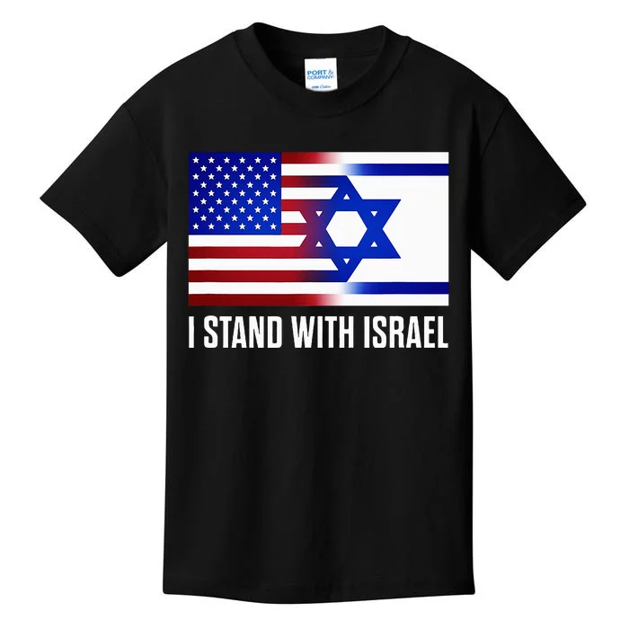 USA and Israel Flag Show Your Support Kids T-Shirt