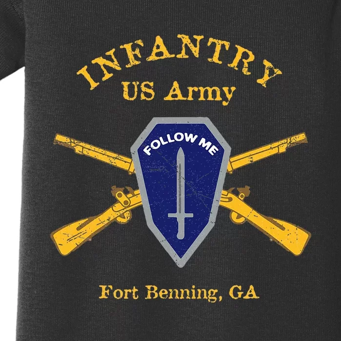 U.S A.R.M.Y Infantry Fort Benning Ga Baby Bodysuit