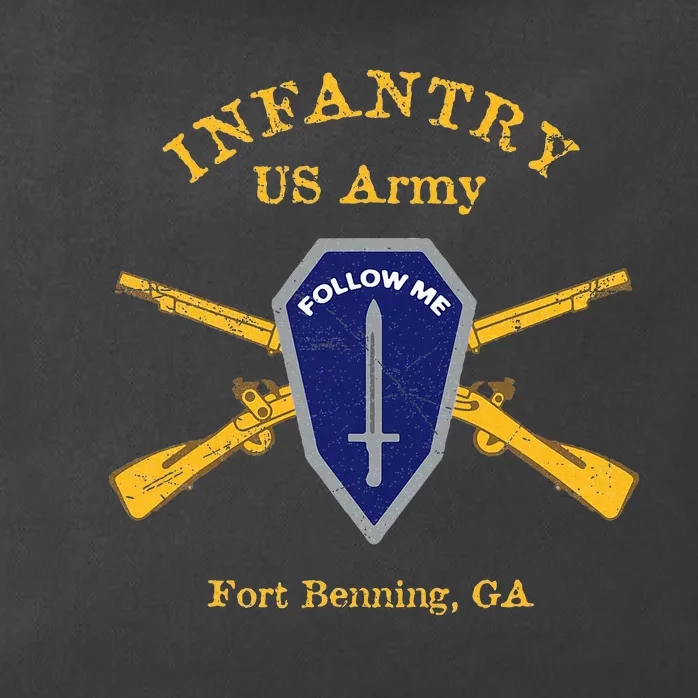 U.S A.R.M.Y Infantry Fort Benning Ga Zip Tote Bag