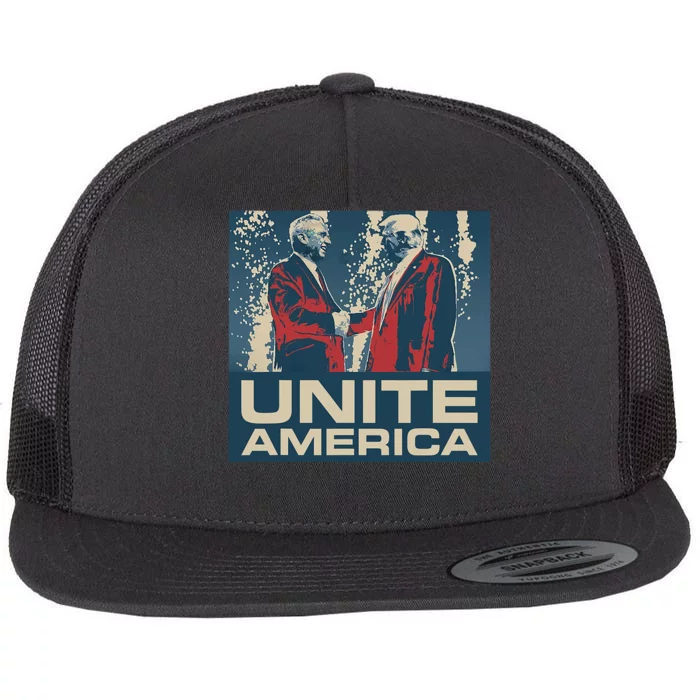 Unite America Iconic Trump Flat Bill Trucker Hat