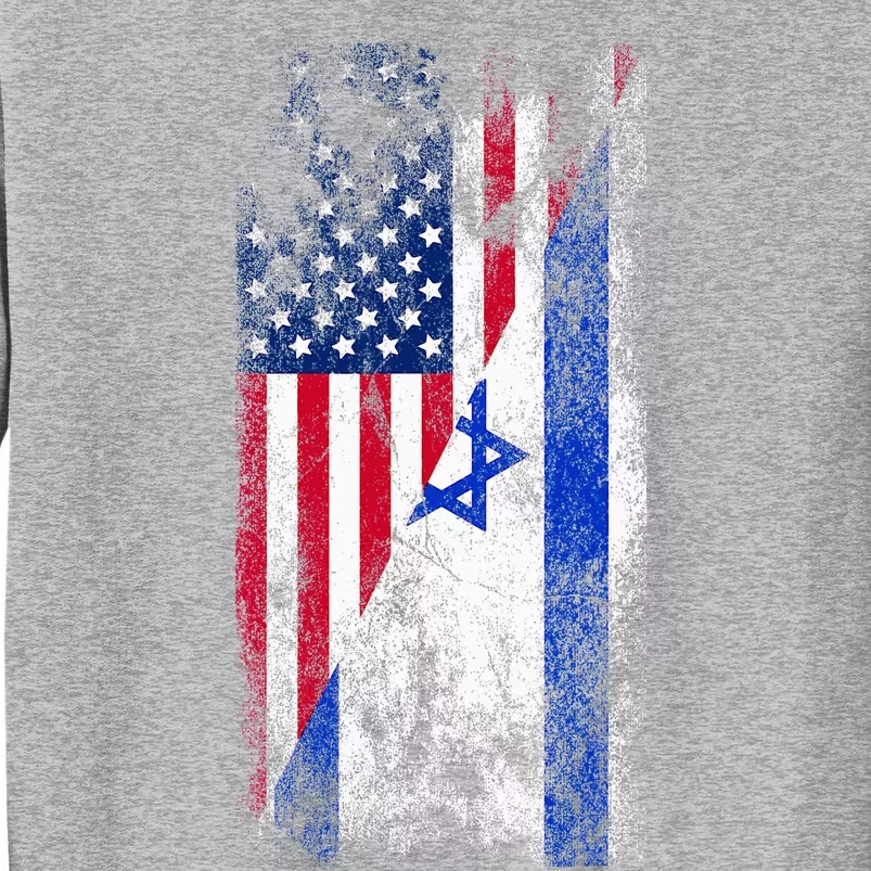 USA and Israel Flags Show Your Patriotism and Support Sweatshirt