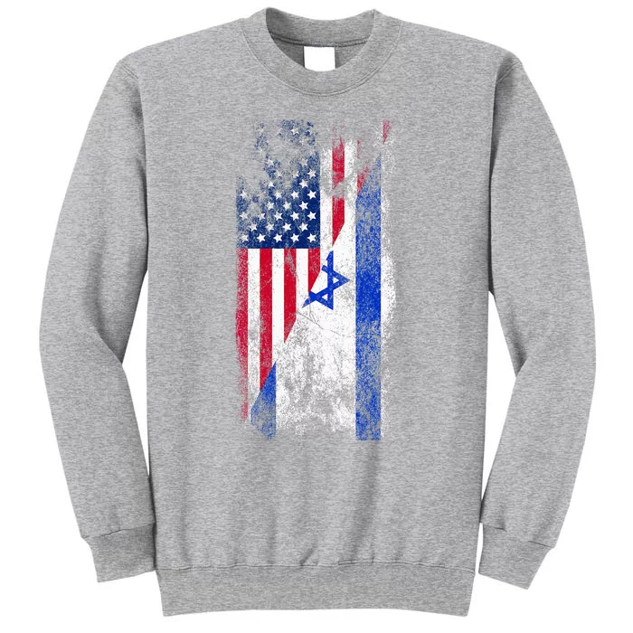 USA and Israel Flags Show Your Patriotism and Support Sweatshirt