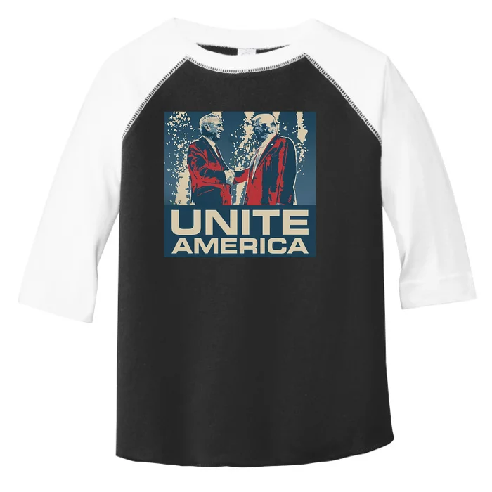 Unite America Iconic Trump Funny Unite America Iconic Toddler Fine Jersey T-Shirt