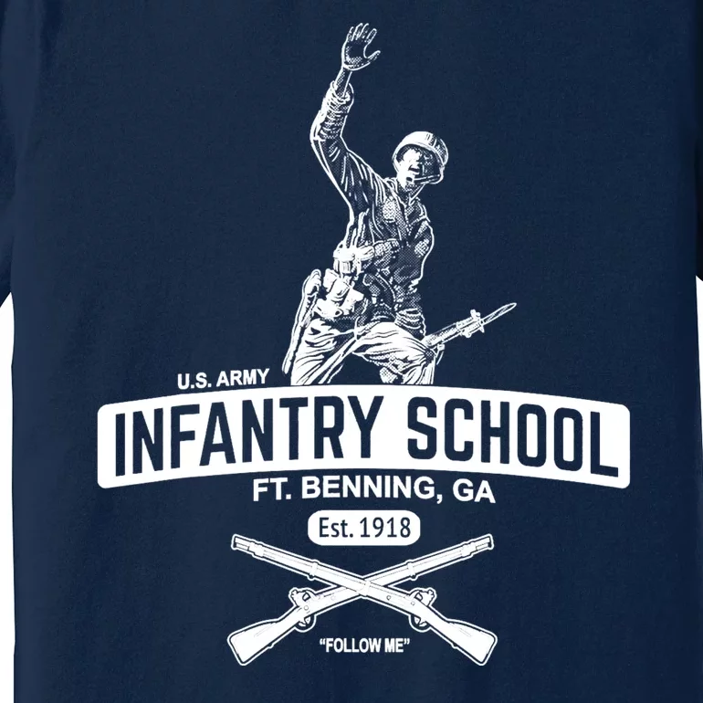 U.S Army Infantry School Fort Benning Ga Est 1918 Premium T-Shirt