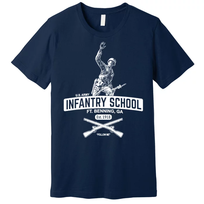 U.S Army Infantry School Fort Benning Ga Est 1918 Premium T-Shirt