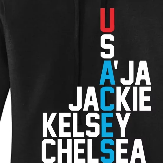 Usaces Aja Jackie Kelsey C..H.E.L.S.E.A Women's Pullover Hoodie