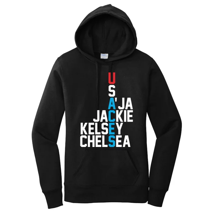 Usaces Aja Jackie Kelsey C..H.E.L.S.E.A Women's Pullover Hoodie