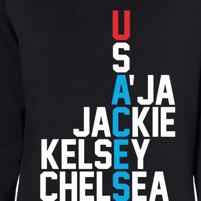 Usaces Aja Jackie Kelsey C..H.E.L.S.E.A Womens California Wash Sweatshirt