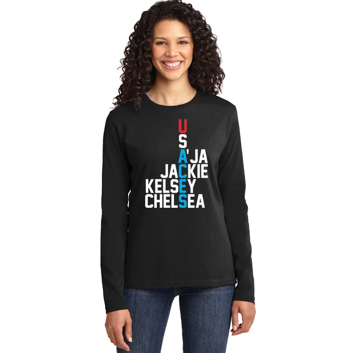 Usaces Aja Jackie Kelsey C..H.E.L.S.E.A Ladies Long Sleeve Shirt