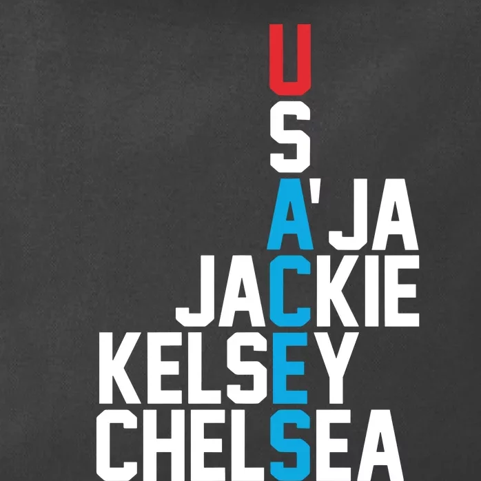 Usaces Aja Jackie Kelsey C..H.E.L.S.E.A Zip Tote Bag