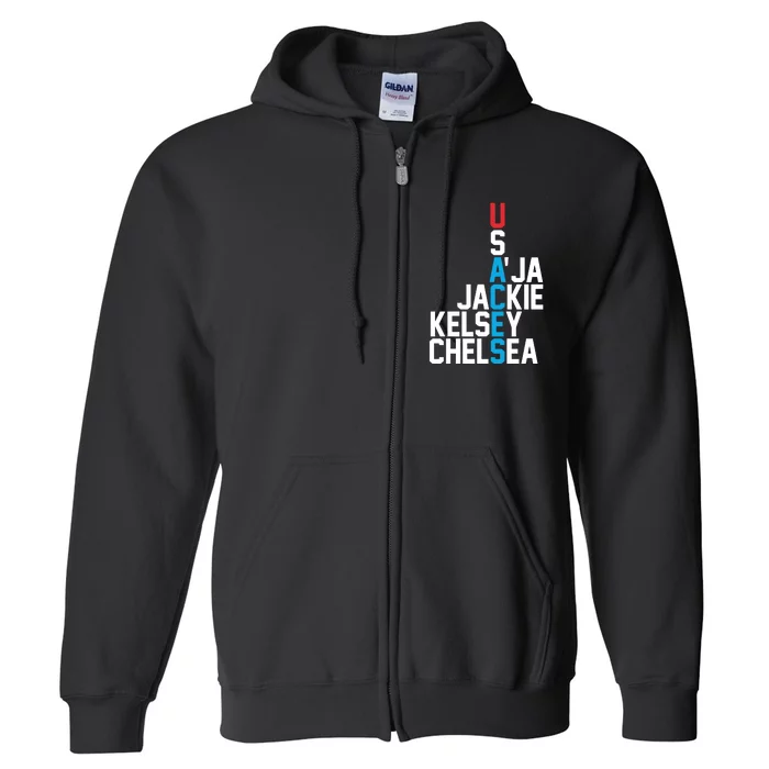 Usaces Aja Jackie Kelsey C..H.E.L.S.E.A Full Zip Hoodie