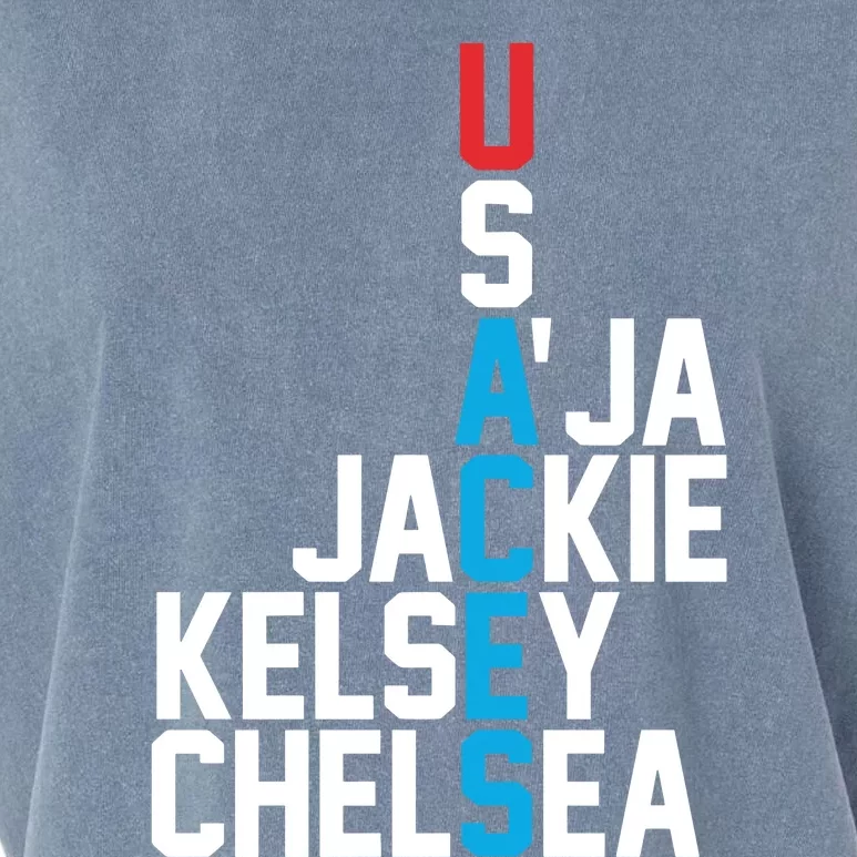 Usaces Aja Jackie Kelsey C..H.E.L.S.E.A Garment-Dyed Women's Muscle Tee