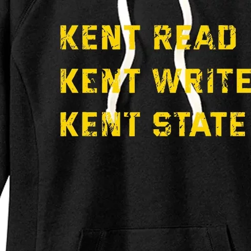 University Apparel Kent Read Kent Write Kent State Women's Fleece Hoodie