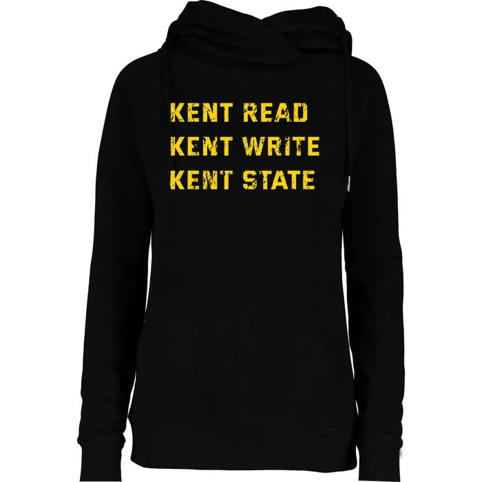 University Apparel Kent Read Kent Write Kent State Womens Funnel Neck Pullover Hood