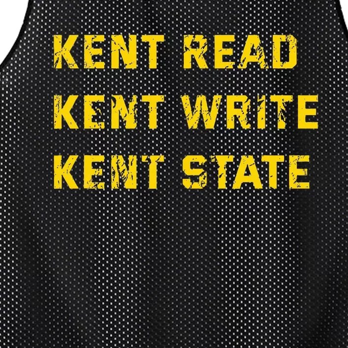 University Apparel Kent Read Kent Write Kent State Mesh Reversible Basketball Jersey Tank