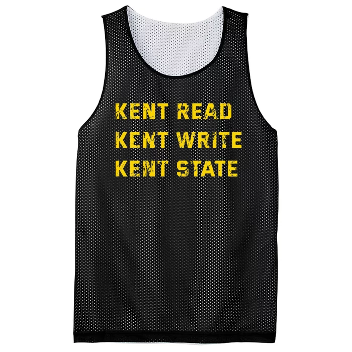 University Apparel Kent Read Kent Write Kent State Mesh Reversible Basketball Jersey Tank