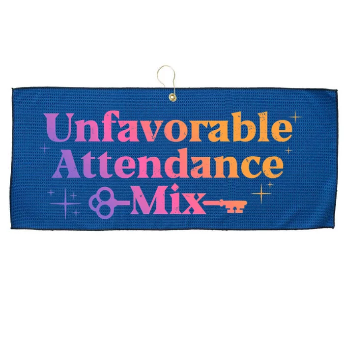 Unfavorable Attendance Mix Large Microfiber Waffle Golf Towel