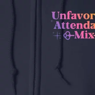 Unfavorable Attendance Mix Full Zip Hoodie