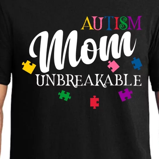 Unbreakable Autism Mom Gift Pajama Set