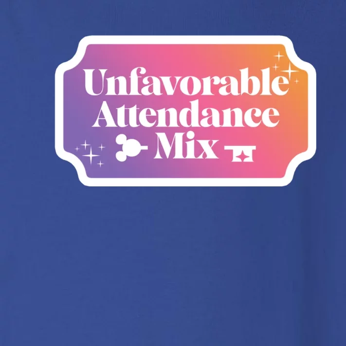 Unfavorable Attendance Mix Toddler Long Sleeve Shirt