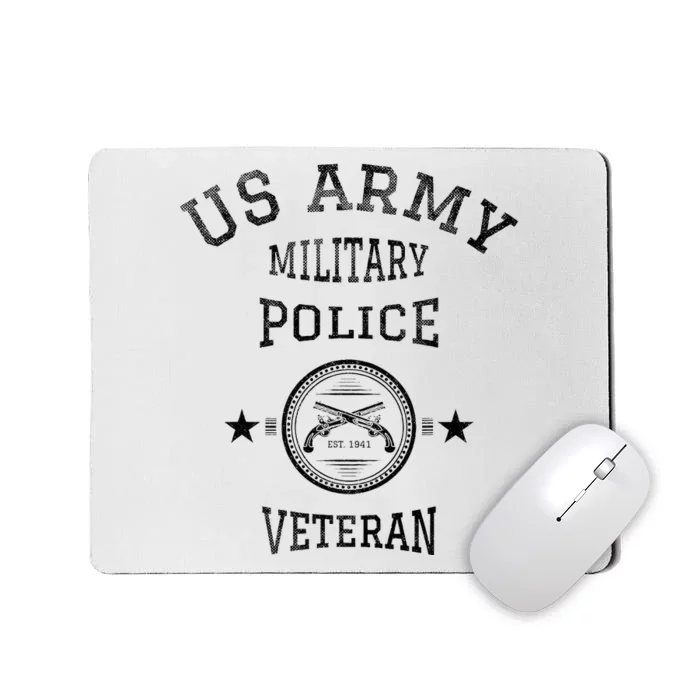 U.S A.R.M.Y Military Police Veteran Retired Police Officer Mousepad