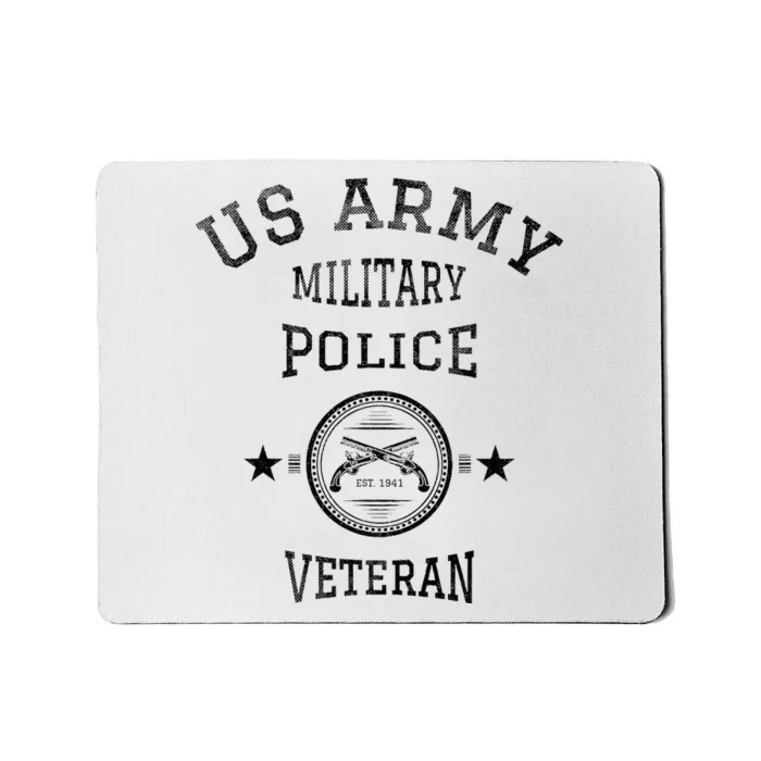 U.S A.R.M.Y Military Police Veteran Retired Police Officer Mousepad