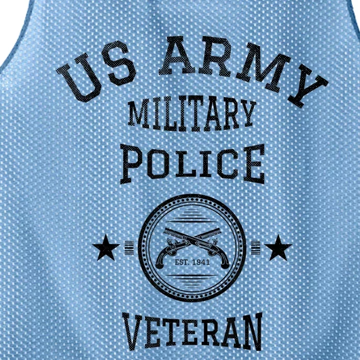 US Army Military Police Veteran Retired Police Officer Mesh Reversible Basketball Jersey Tank