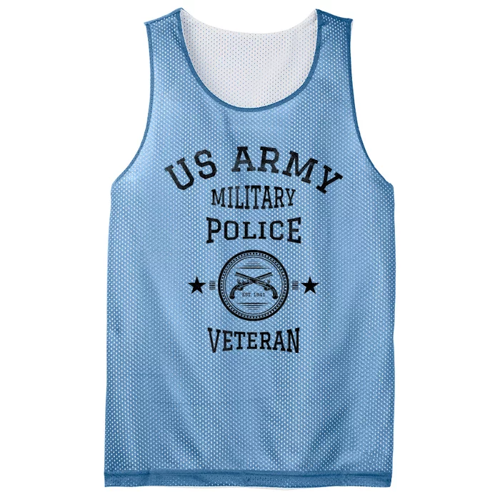 US Army Military Police Veteran Retired Police Officer Mesh Reversible Basketball Jersey Tank