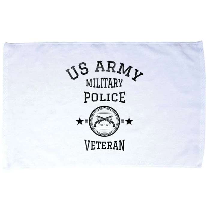 US Army Military Police Veteran Retired Police Officer Microfiber Hand Towel