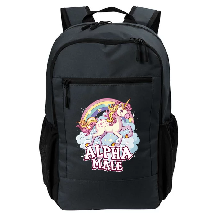 Unicorn Alpha Male Funny Sarcastic Ironic Gift Daily Commute Backpack