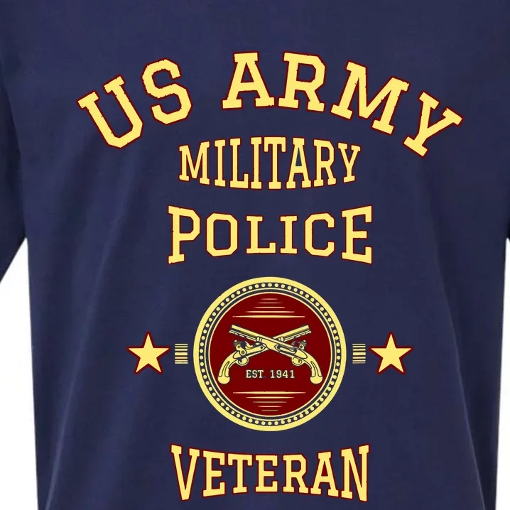 US Army Military Police Veteran Police Sueded Cloud Jersey T-Shirt