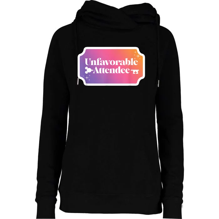 Unfavorable Attendance Mix Womens Funnel Neck Pullover Hood