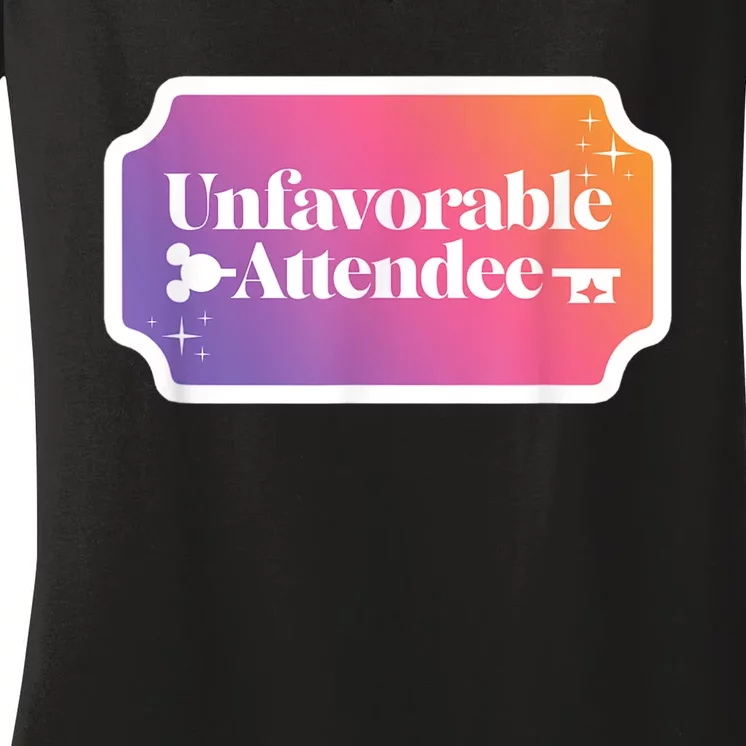 Unfavorable Attendance Mix Women's V-Neck T-Shirt