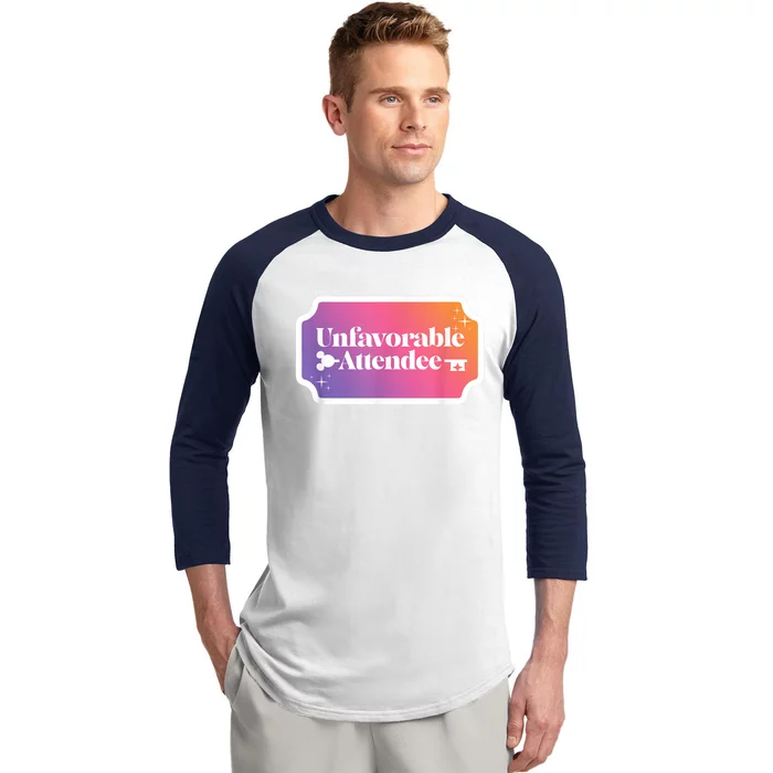 Unfavorable Attendance Mix Baseball Sleeve Shirt