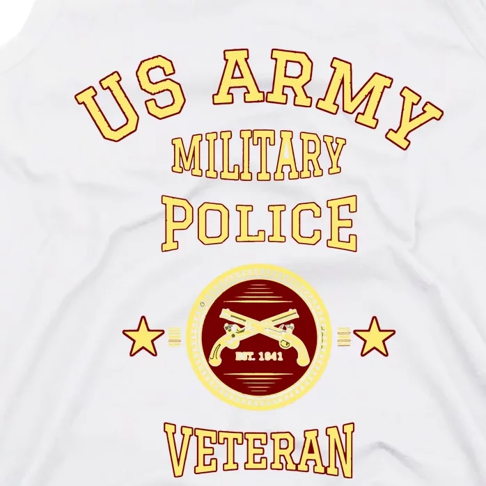 US Army Military Police Veteran Police Officer Retirement Tank Top