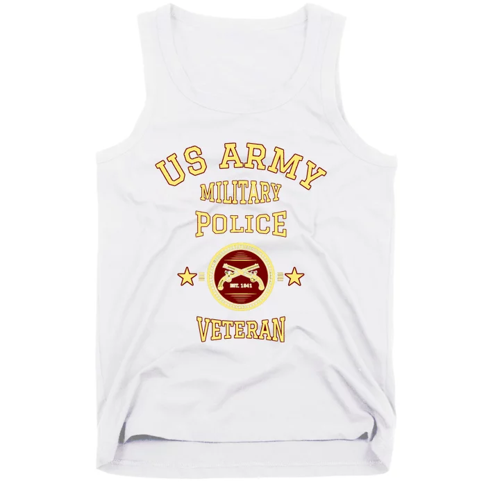 US Army Military Police Veteran Police Officer Retirement Tank Top