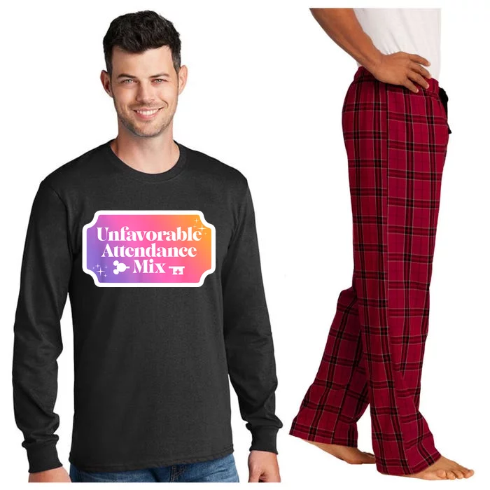 Unfavorable Attendance Mix Long Sleeve Pajama Set