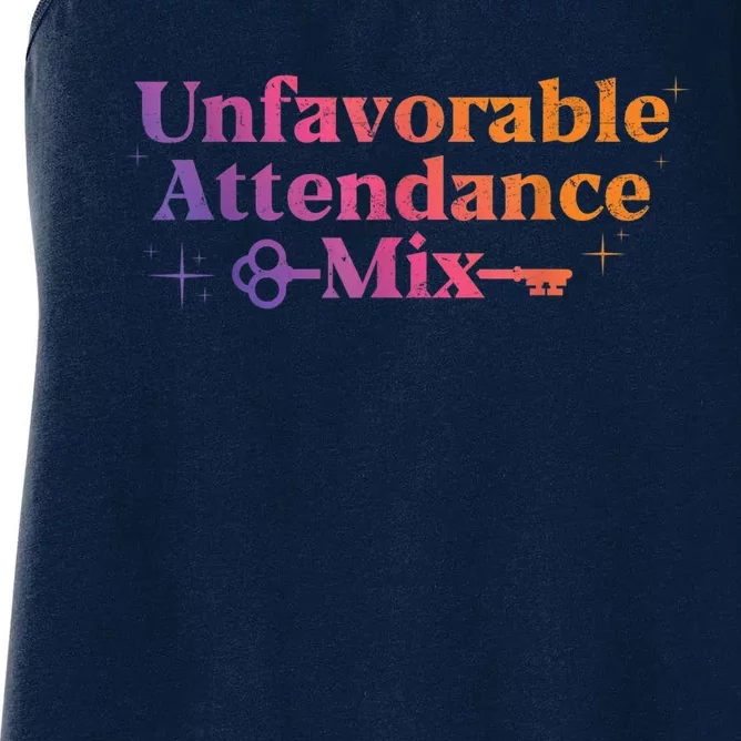 Unfavorable Attendance Mix Women's Racerback Tank